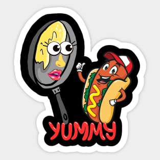 Yummy Sausage Sticker